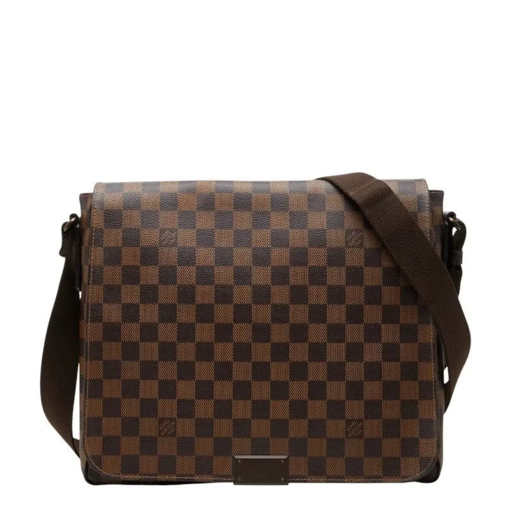 Louis Vuitton Damier District MM Shoulder Bag